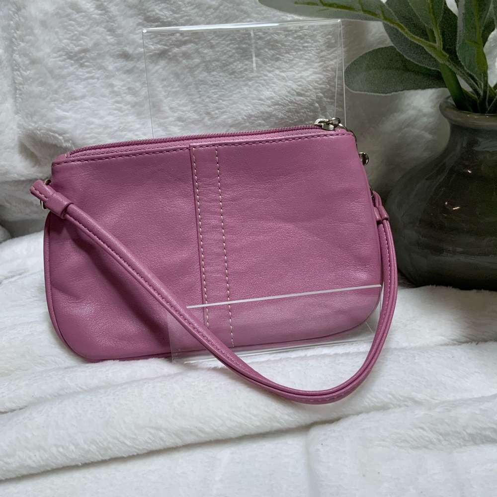 Coach Pink Wristlet Clutch